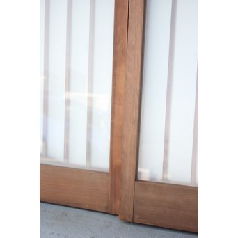 龍木彫大型書院 4枚1組　R2438 