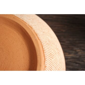 未完成作品 島岡達三 素焼き 猪口/菓子皿 2枚1組　P101 