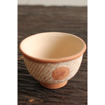 未完成作品 島岡達三 素焼き 猪口/菓子皿 2枚1組　P101 