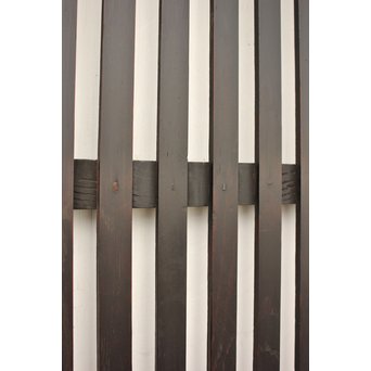 時代飴色民藝格子戸 2枚1組　L968 