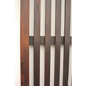 時代飴色民藝格子戸 2枚1組　L968 