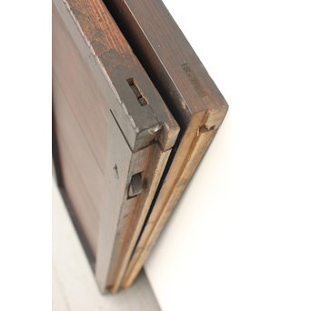 時代飴色民藝格子戸 2枚1組　L968 