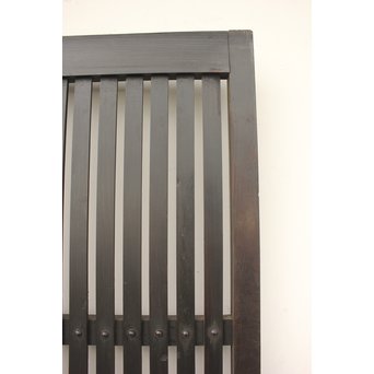 時代飴色民藝格子戸 2枚1組　L968 