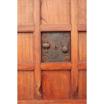 総欅格子蔵戸　W943Y 