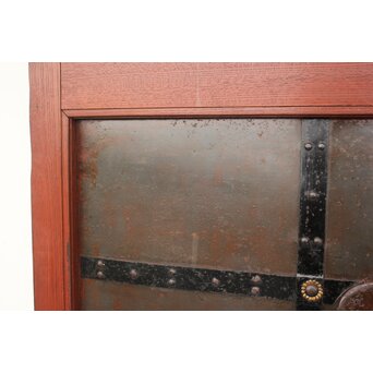 総欅 重量級堅牢格子蔵戸　W946 