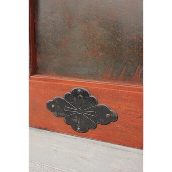 総欅 重量級堅牢格子蔵戸　W946 