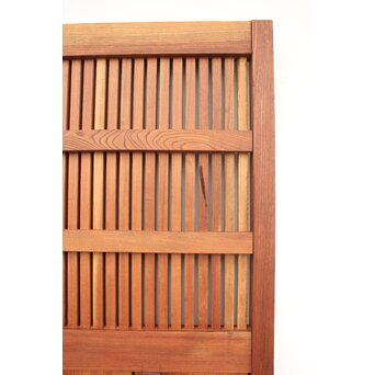 総欅 重量級堅牢格子蔵戸　W946 