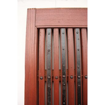 総欅 重量級堅牢格子蔵戸　W946 