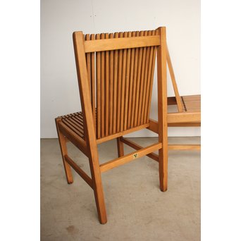 飛騨木工 格子椅子 2客セット　T413 