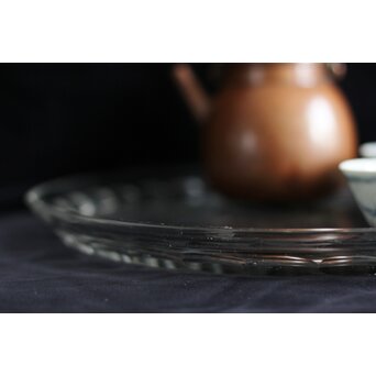 切子 円式ギヤマン盆　Y013 