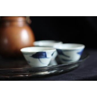 切子 円式ギヤマン盆　Y013 