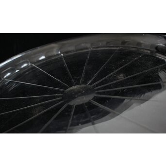 切子 円式ギヤマン盆　Y013 