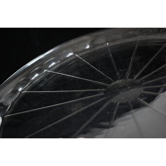 切子 円式ギヤマン盆　Y013 