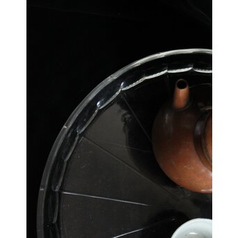 切子 円式ギヤマン盆　Y013 