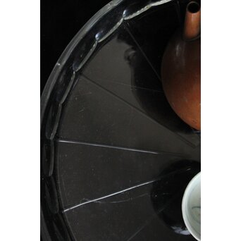 切子 円式ギヤマン盆　Y013 