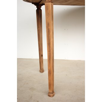 木象嵌オーバル型 洋家具テーブル　T414 