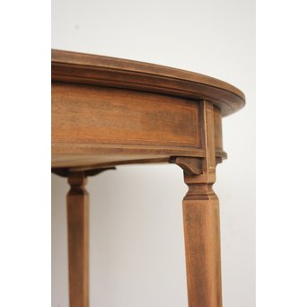 木象嵌オーバル型 洋家具テーブル　T414 