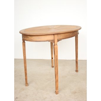 木象嵌オーバル型 洋家具テーブル　T414 