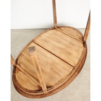 木象嵌オーバル型 洋家具テーブル　T414 