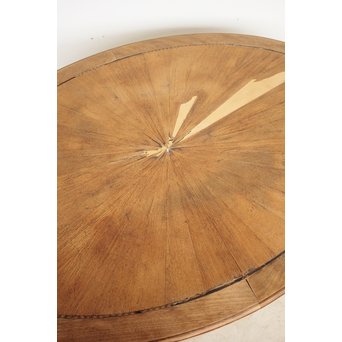 木象嵌オーバル型 洋家具テーブル　T414 