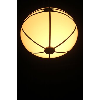 木爪銅飾オーバル型電笠/照明　A1938 