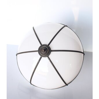 木爪銅飾オーバル型電笠/照明　A1938 