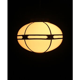 木爪銅飾オーバル型電笠/照明　A1938 