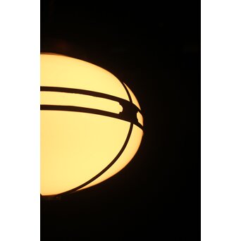 木爪銅飾オーバル型電笠/照明　A1938 