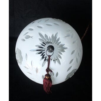 オーバル型切子照明　A1939