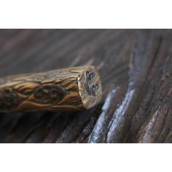 本鼈甲 浮彫蒔絵櫛と笄　U067 