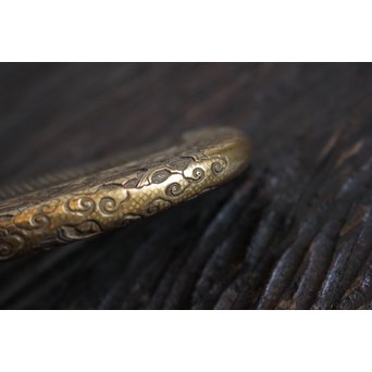 本鼈甲 浮彫蒔絵櫛と笄　U067 