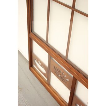 透かし模様雪見障子戸　F216 