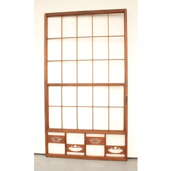 透かし模様雪見障子戸　F216
