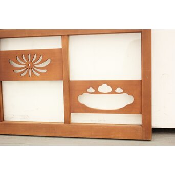 透かし模様雪見障子戸　F216 