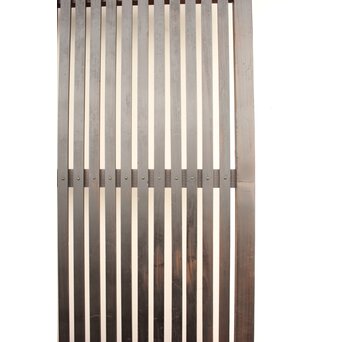 煤黒格子戸 2枚1組　L970 