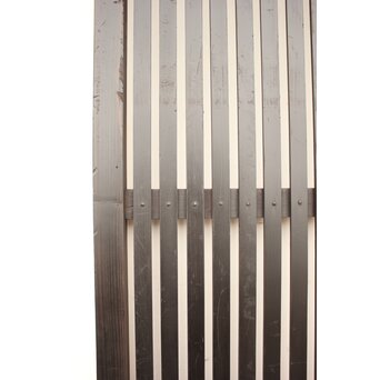 煤黒格子戸 2枚1組　L970 