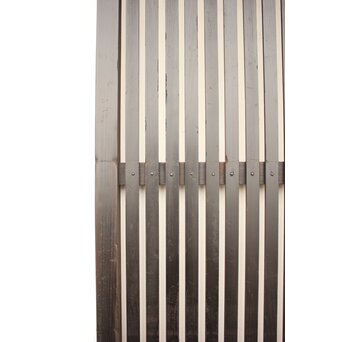 煤黒格子戸 2枚1組　L970 