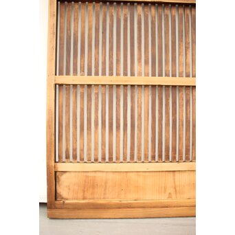 煤黒格子戸 2枚1組　L970 