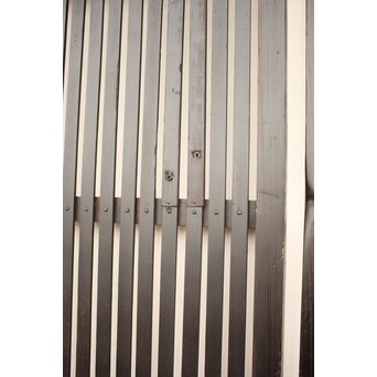 煤黒格子戸 2枚1組　L970 