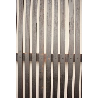 煤黒格子戸 2枚1組　L970 