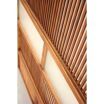 白木 ダイアガラス格子戸 2枚1組　L971 