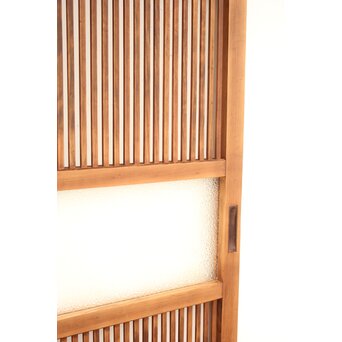 白木 ダイアガラス格子戸 2枚1組　L971 