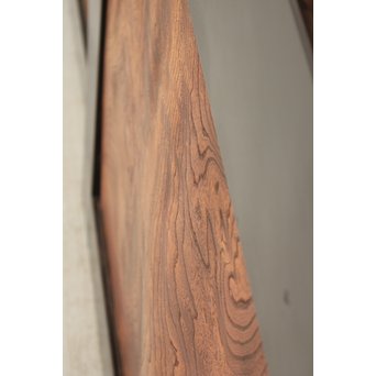 良杢 大型欅黒枠帯戸 4枚1組　B950Y 