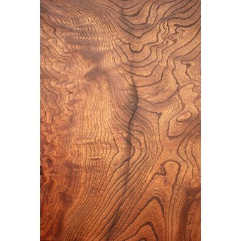 良杢 大型欅黒枠帯戸 4枚1組　B950Y 