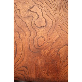 良杢 大型欅黒枠帯戸 4枚1組　B950Y 