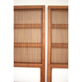 釘無 背面ガラス仕様 格子戸 2枚1組　L972 