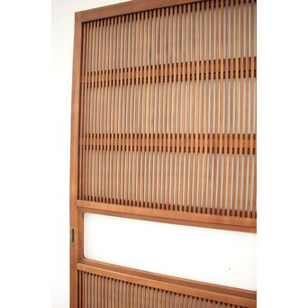 釘無 背面ガラス仕様 格子戸 2枚1組　L972 