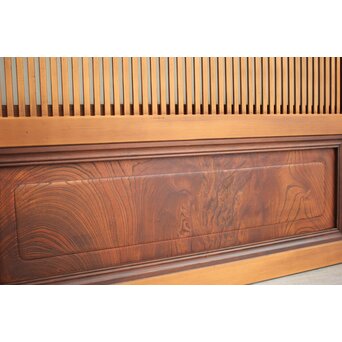 釘無 背面ガラス仕様 格子戸 2枚1組　L972 