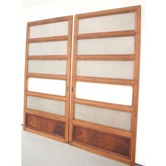 釘無 背面ガラス仕様 格子戸 2枚1組　L972 