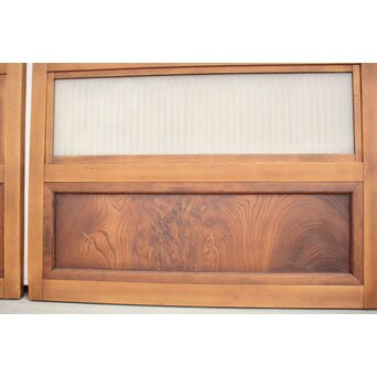 釘無 背面ガラス仕様 格子戸 2枚1組　L972 